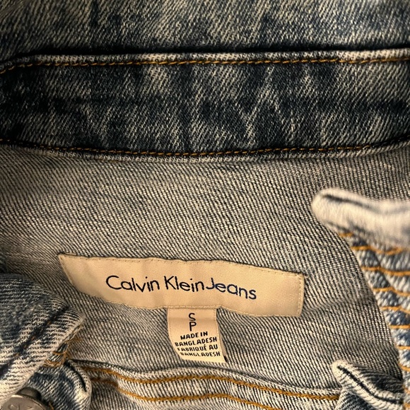 Calvin Klein Jean Jacket Mens - Picture 2 of 3